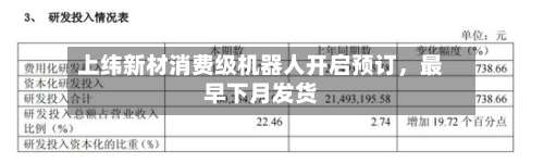 上纬新材消费级机器人开启预订，最早下月发货-第2张图片