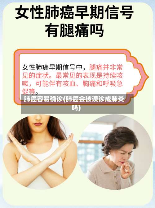 肺癌容易确诊(肺癌会被误诊成肺炎吗)