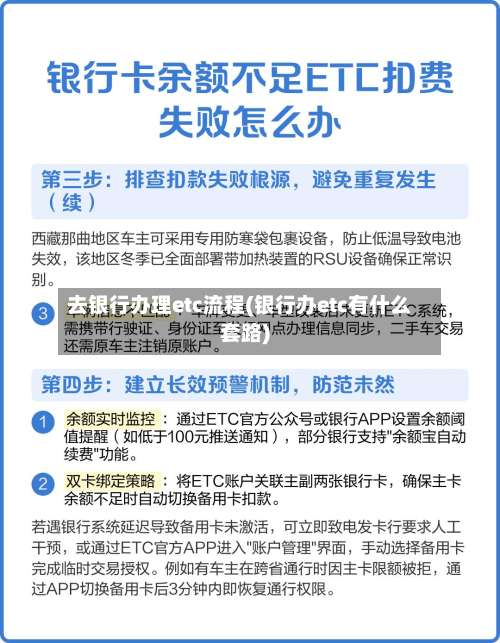 去银行办理etc流程(银行办etc有什么套路)