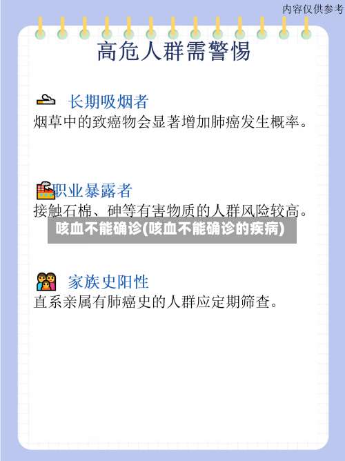 咳血不能确诊(咳血不能确诊的疾病)-第2张图片