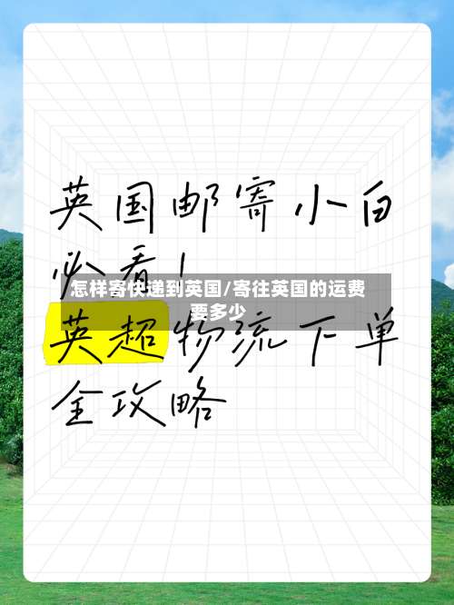 怎样寄快递到英国/寄往英国的运费要多少-第3张图片