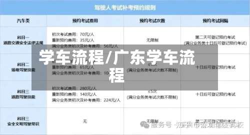 学车流程/广东学车流程