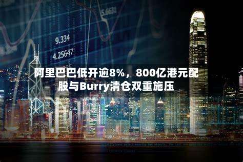 阿里巴巴低开逾8%，800亿港元配股与Burry清仓双重施压