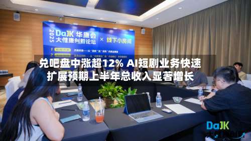 兑吧盘中涨超12% AI短剧业务快速扩展预期上半年总收入显著增长-第1张图片
