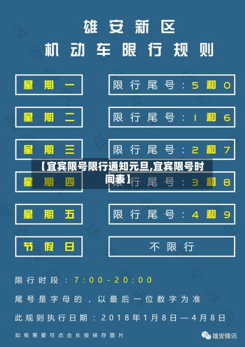 【宜宾限号限行通知元旦,宜宾限号时间表】-第2张图片