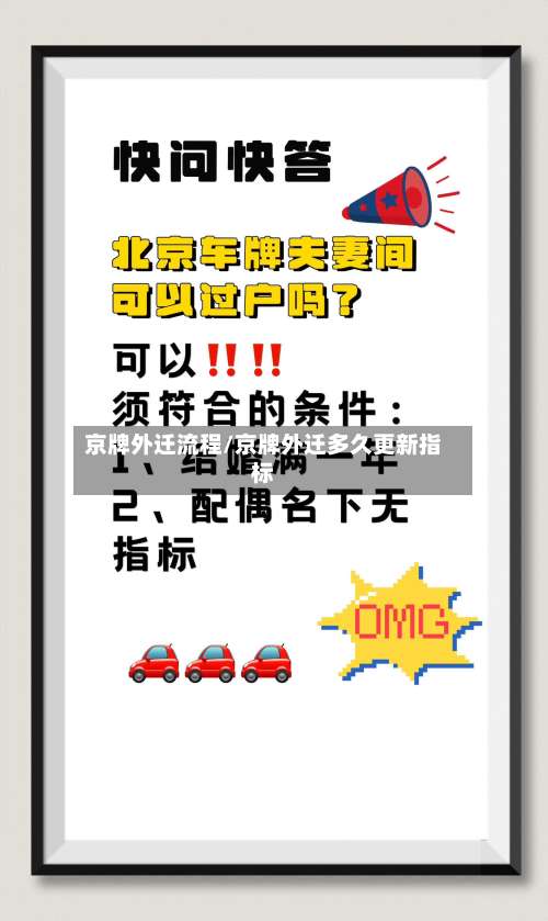京牌外迁流程/京牌外迁多久更新指标-第2张图片