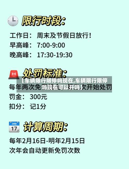 【车辆限行限停吗现在,车辆限行限停吗现在可以开吗】-第2张图片