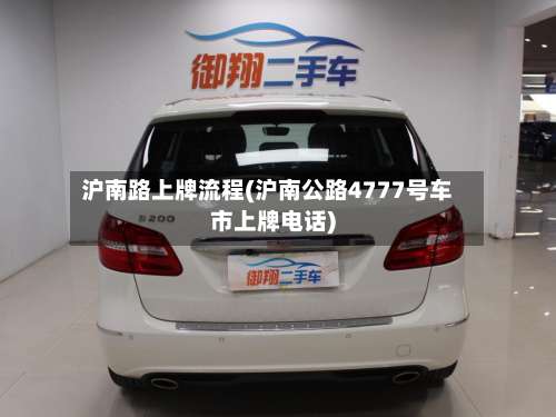 沪南路上牌流程(沪南公路4777号车市上牌电话)-第2张图片