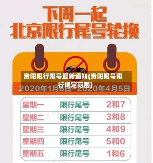 贵阳限行限号最新通知(贵阳限号限行规定范围)