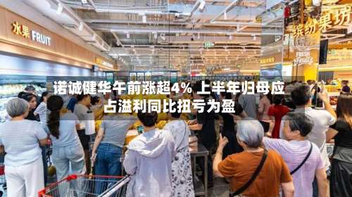 诺诚健华午前涨超4% 上半年归母应占溢利同比扭亏为盈-第1张图片