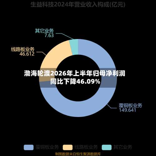 渤海轮渡2026年上半年归母净利润同比下降46.09%