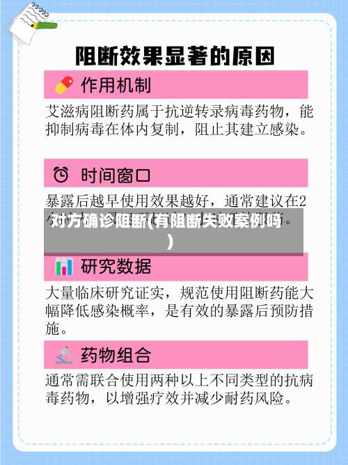 对方确诊阻断(有阻断失败案例吗)