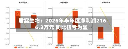 君实生物：2026年半年度净利润2166.3万元 同比扭亏为盈-第2张图片