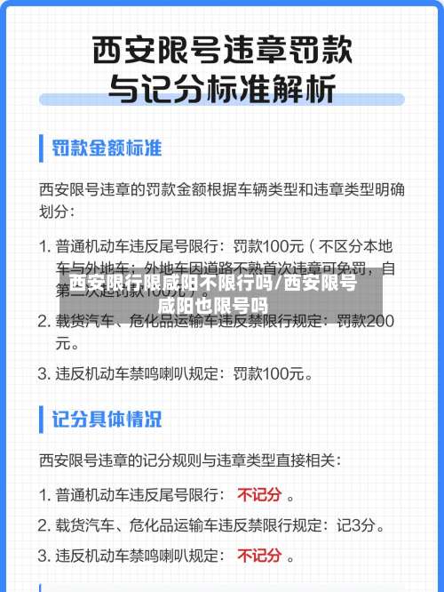 西安限行限咸阳不限行吗/西安限号咸阳也限号吗-第2张图片
