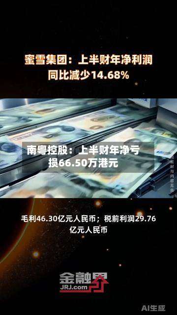 南粤控股：上半财年净亏损66.50万港元-第3张图片