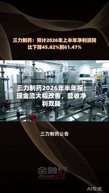 三力制药2026年半年报：现金流大幅改善，营收净利双降-第2张图片