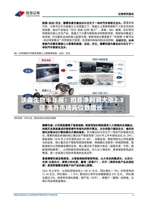 沃森生物半年报：扣非净利润大涨2.3倍 海外市场两位数增长-第2张图片
