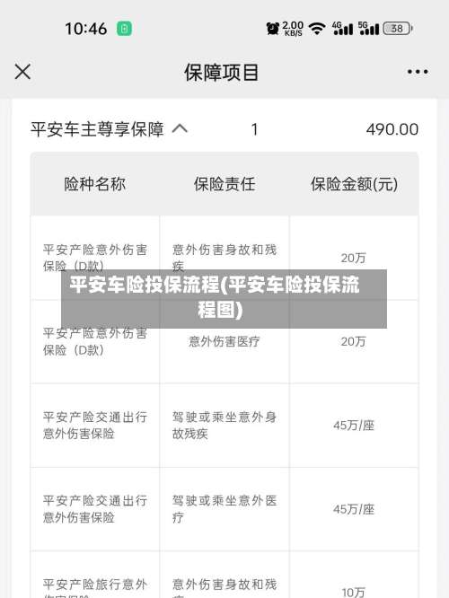 平安车险投保流程(平安车险投保流程图)-第2张图片
