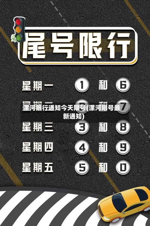 漯河限行通知今天限号(漯河限号最新通知)-第2张图片