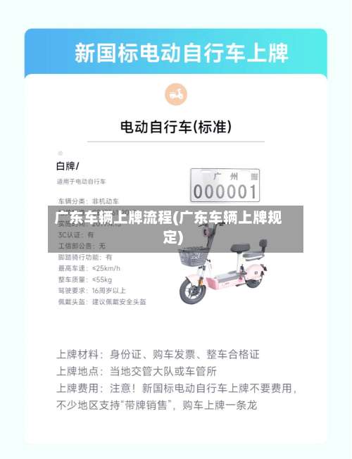 广东车辆上牌流程(广东车辆上牌规定)