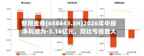 智翔金泰(688443.SH)2026年中报净利润为-3.16亿元，同比亏损放大-第1张图片