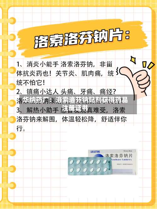 华纳药厂：洛索洛芬钠贴剂获得药品注册证书