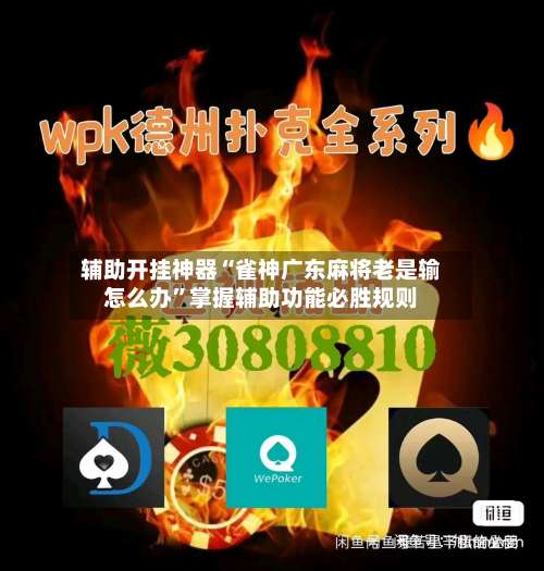 辅助开挂神器“雀神广东麻将老是输怎么办”掌握辅助功能必胜规则-第2张图片