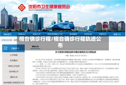 桓台确诊行程/桓台确诊行程轨迹公布