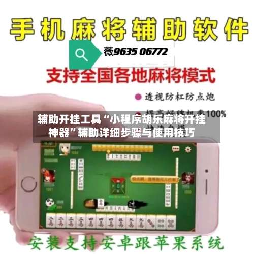 辅助开挂工具“小程序胡乐麻将开挂神器”辅助详细步骤与使用技巧-第2张图片