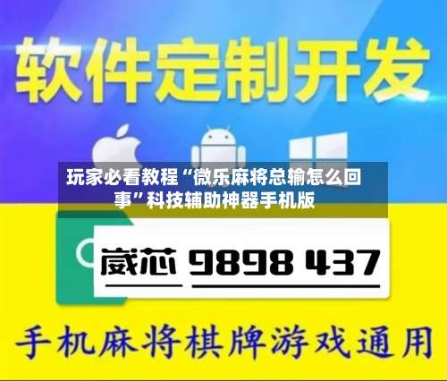 玩家必看教程“微乐麻将总输怎么回事”科技辅助神器手机版-第3张图片