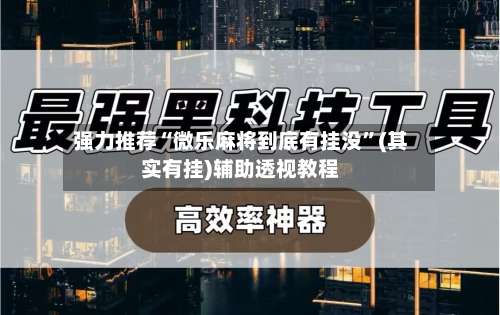 强力推荐“微乐麻将到底有挂没	”(其实有挂)辅助透视教程-第2张图片