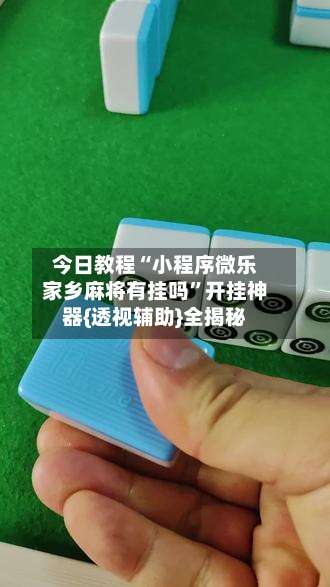 今日教程“小程序微乐家乡麻将有挂吗”开挂神器{透视辅助}全揭秘