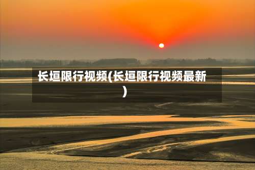 长垣限行视频(长垣限行视频最新)-第2张图片